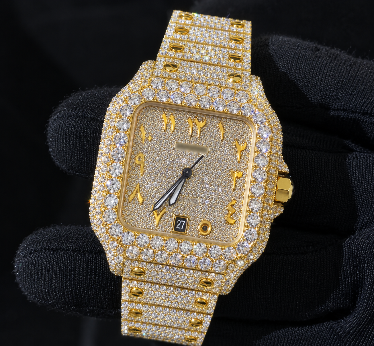 Handset Moissanite C Watch