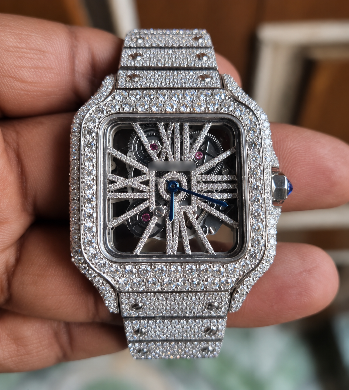 Handset Moissanite C Watch