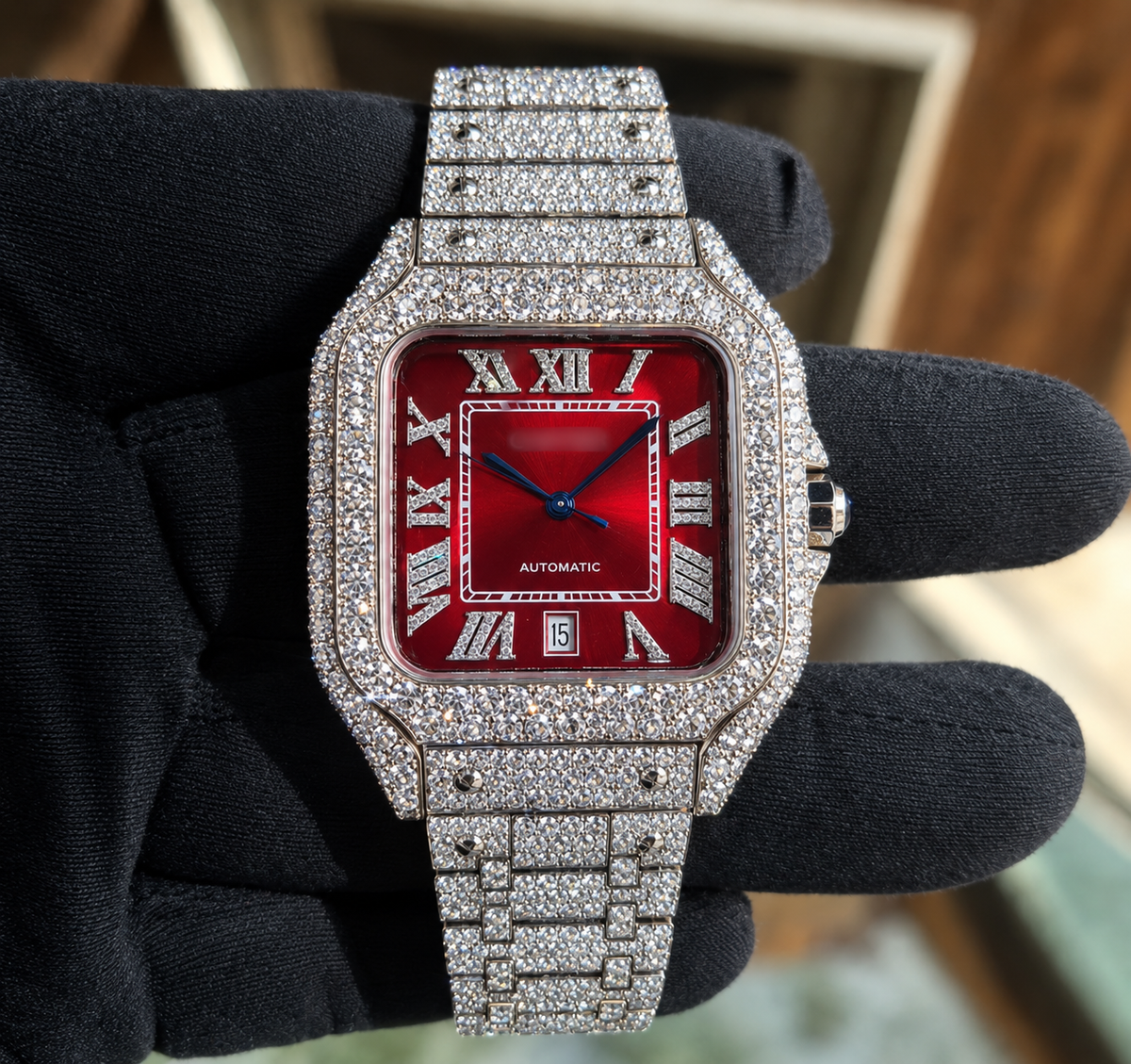 Handset Moissanite C Watch