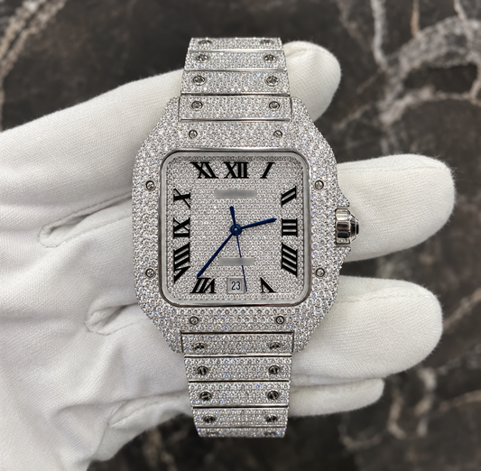 Handset Moissanite C Watch