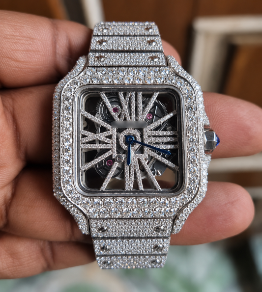 Handset Moissanite C Watch
