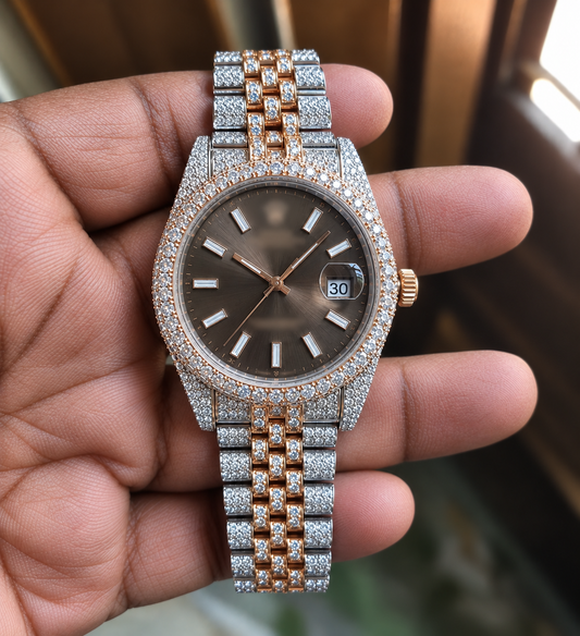 Handset Moissanite Automatic Watch